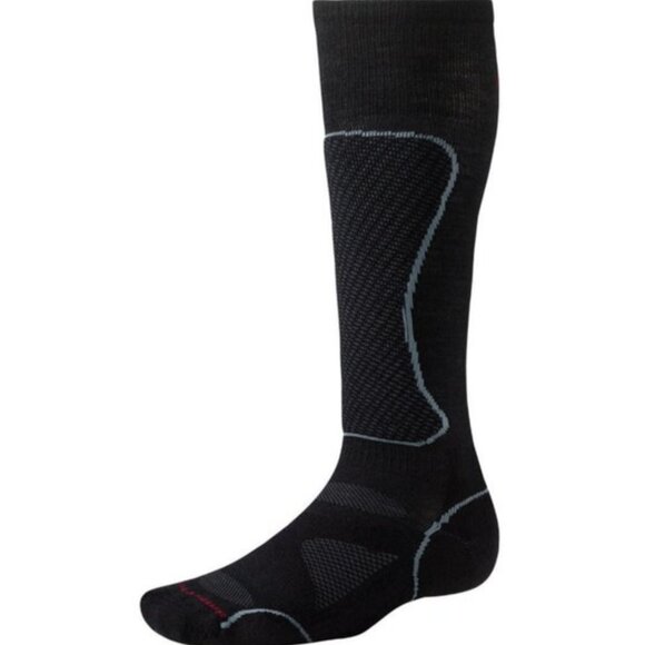 Two Pairs of Smartwool PhD Ski Cushion Over-the-Calf Socks Size Medium Pre-owned - Picture 4 of 4